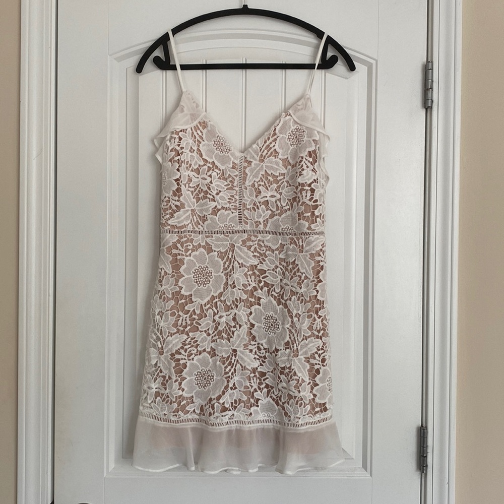Lush White Lace Dress